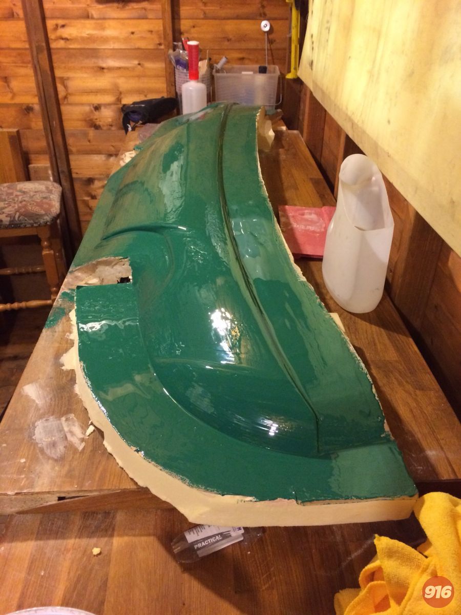 good tooling Gel coat goes on first