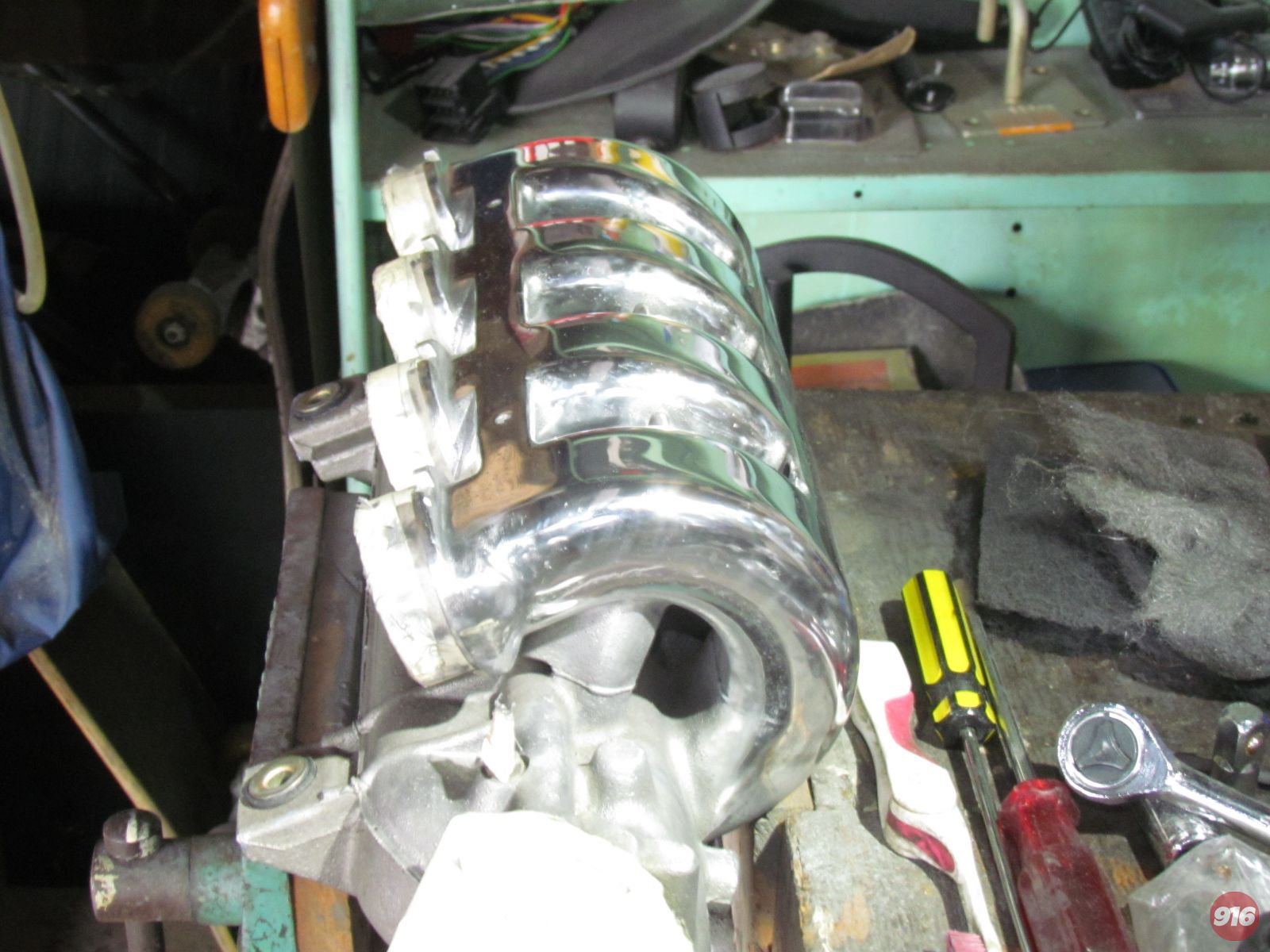 polished alloy intake runners CF1 twin spark