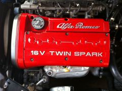 CF1 twin spark engine cover red