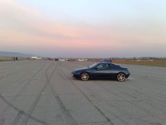 Alfa Romeo GTV V6 TB at Бършен airport in Sliven