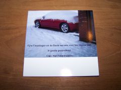 Kerstkaart Alfa GTV In De sneeuw 002