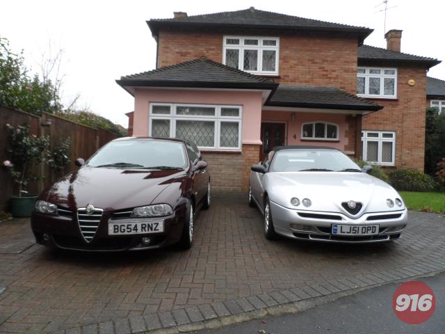 Spider at home with big brother 156 Sportwagon