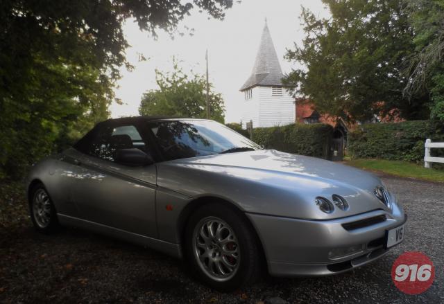 Spider goes to church, Greenstead, Essex